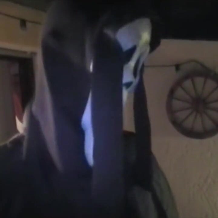 Fucked for Halloween at night by mysterious boy