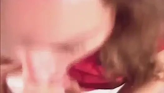 BBW böse mädchen: bBW-rothaarige blowjob