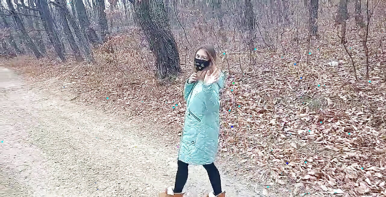 오, 마스크를 잘못된 쪽으로 올려 놓았어