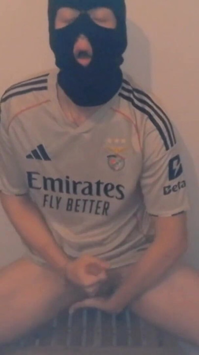 Anonymous Masked Football Bro Edges & Finger Fucks Himself to DnB | Clip 2