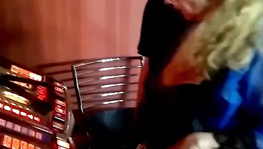 Big boobed French blonde cougar gets fucked hard