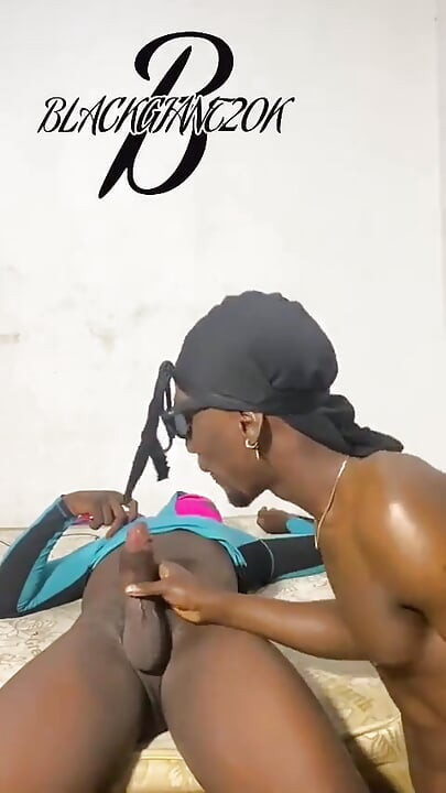 Digging My Homeboy Pussy with Sex Toy