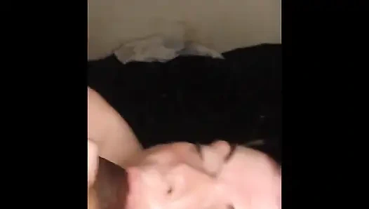 Caught Step-sister Playing with Herself.