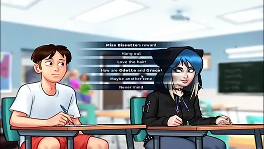 Summertime Saga - Maria got spanked by the nun