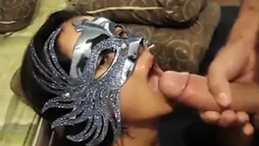 Wife gets a facial from a stranger