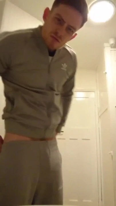 uncut scally lad has a delicious piss