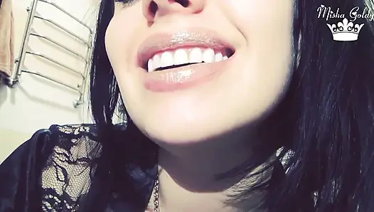 Goldene lippen