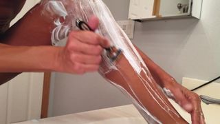 Shaving and Masturbating