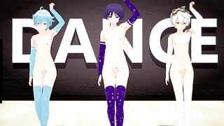 Pop Sex Dance - Genshin Boys (femboy Sex)