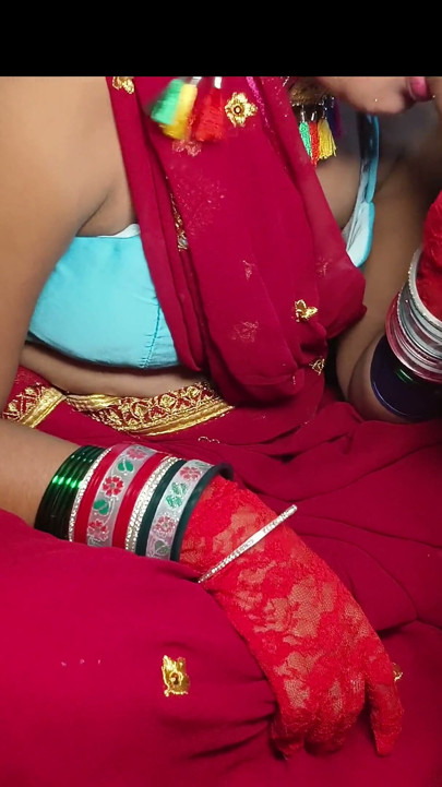 Desi StepSister Hard Fuck in Red Saree Quickly and Hard Fuck