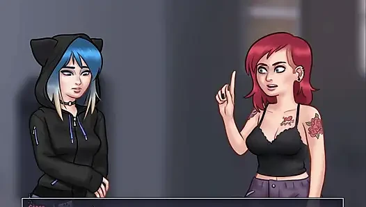Summertime Saga: I've seen Grace's boobs and Eve's hot body
