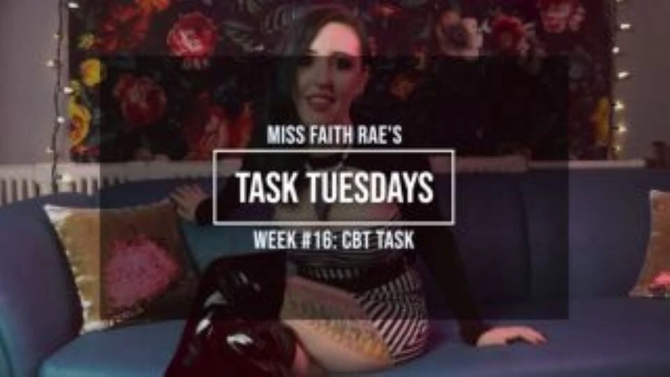 A Hot Task for CBT Lovers - Miss Faith Rae’s Femdom Audio Cock and Ball Pain Torment Instructions - Full femdom video (check my