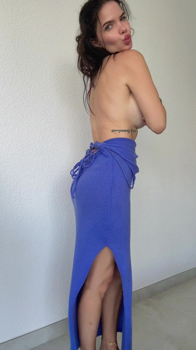 Can you handle what I reveal when the dress falls?