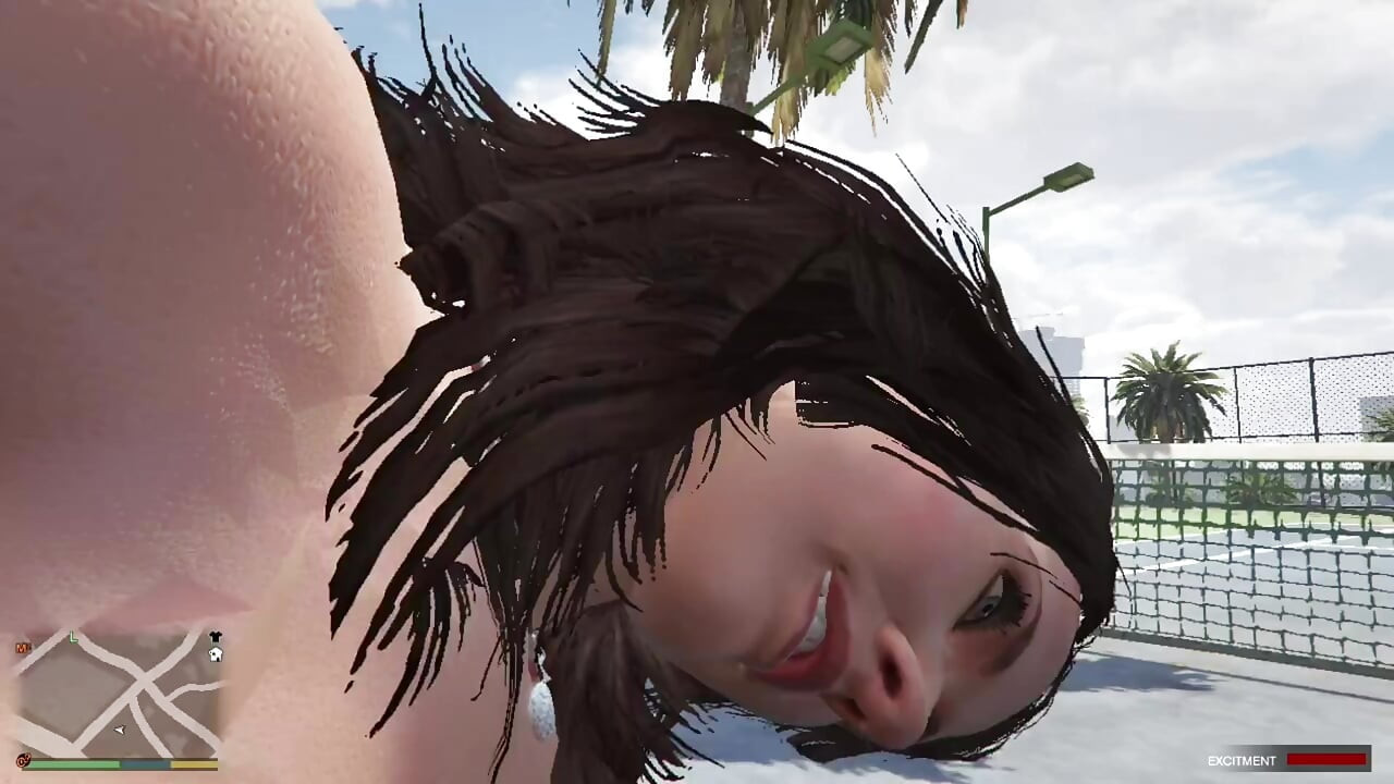 Trevor and Cheating wife amada having sex in tennis court