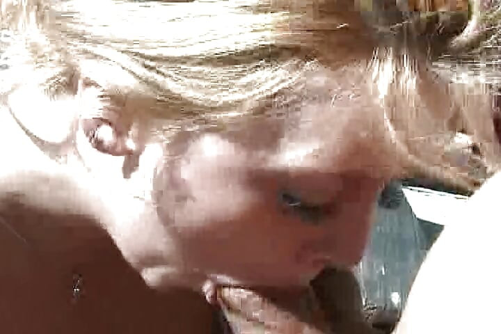 Classic Blonde Stepmom Fucked Hard by the Pool