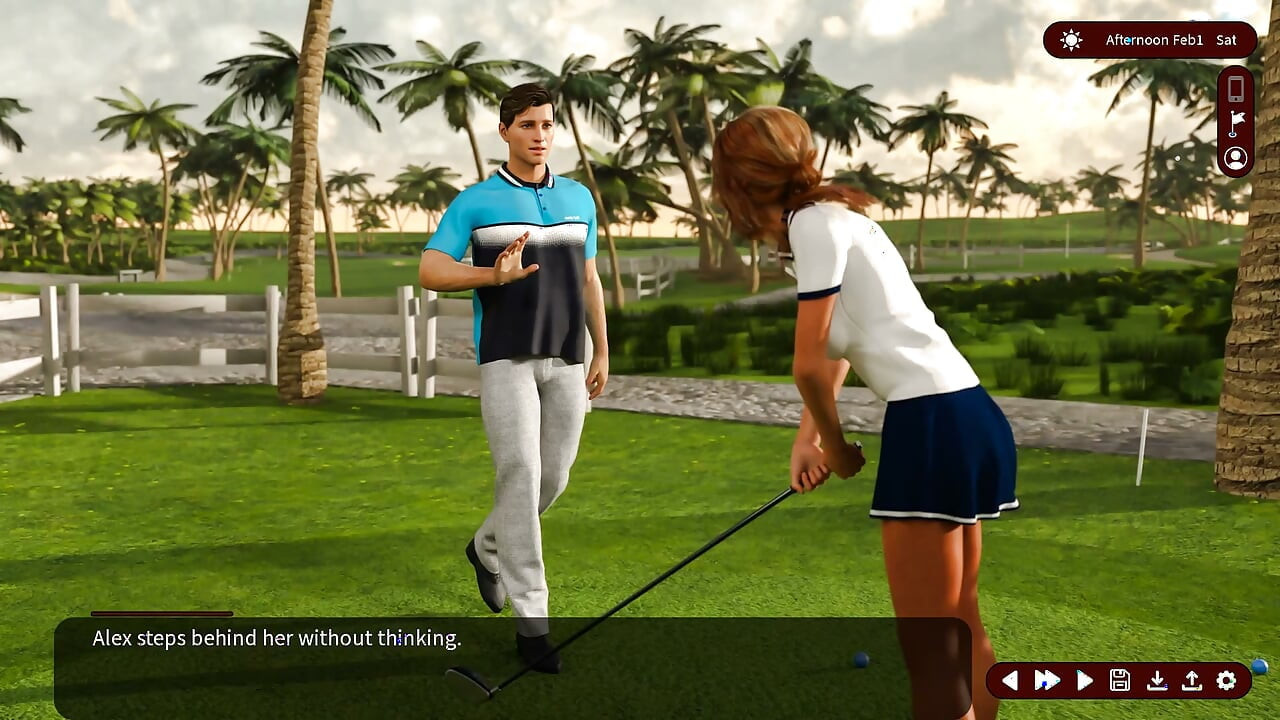Whispers of Desire: Sexy schätzchen beibringen, golf zu spielen - Episode 41