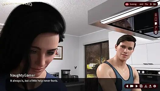 Счастливая замужняя пара - шёпот желания, часть 01 от Mr_Fable - 3D порно игра