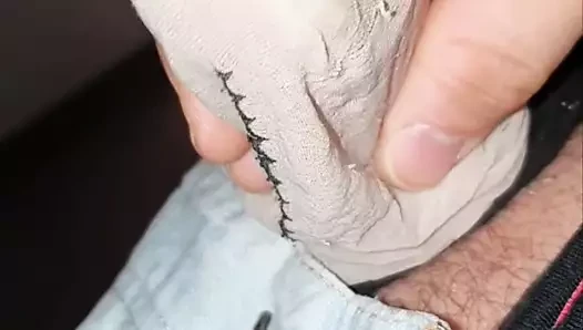vintage cappuccino çorap ıslak twinks