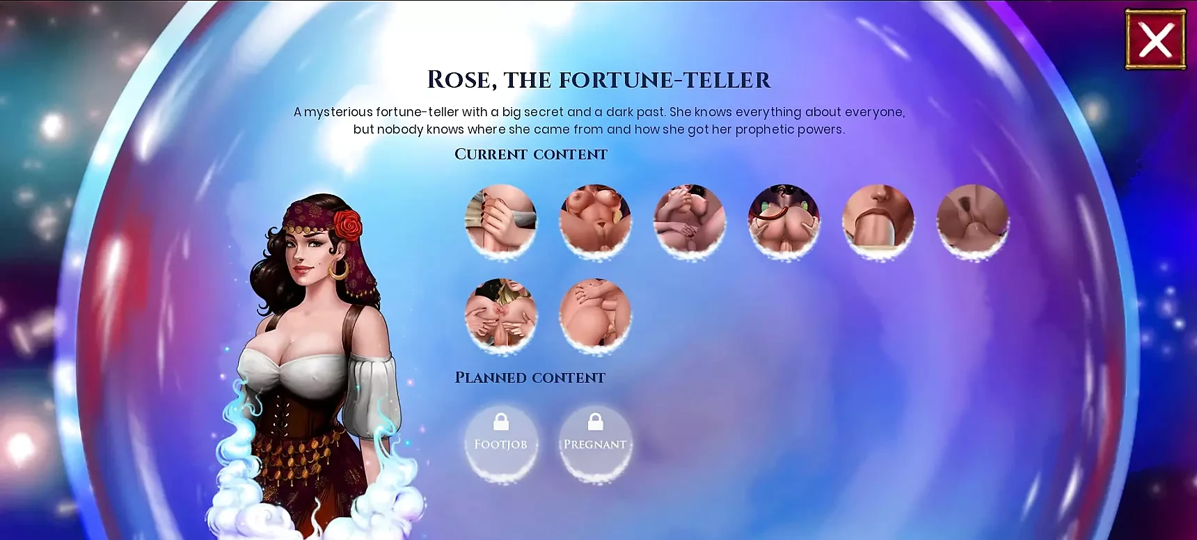 Legenda #171 - rose, si peramal - bersantai dengan ngocok kontol misskitty2k