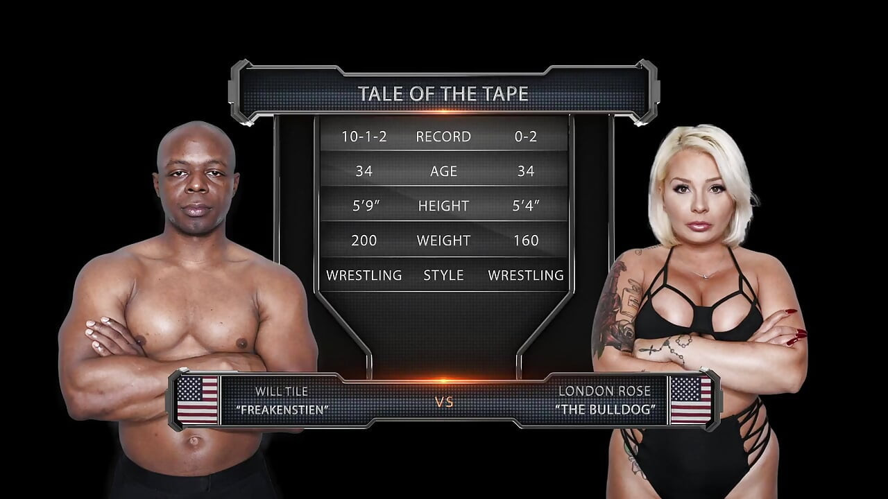London Rose Gegen Will Fliessen Mixed-wrestling
