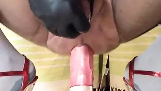 BITCK SISSY FUCK BIG BIG DILDO ASSHOLE BROKEN