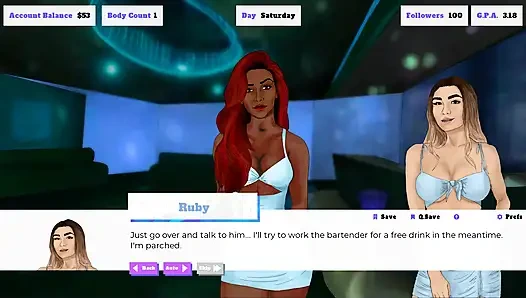 Увлечение студентов: студентка дези соблазняет мужика в клубе, эпизод 21