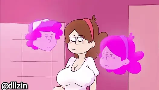 She invited her friend to the bathroom