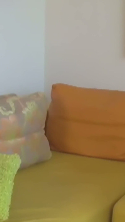Leopard Dress and Hot Pink Hair - Two Busty MILFs Share a BBC on the Red Sofa