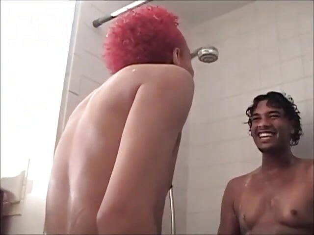 Black cock sucking in the bathroom