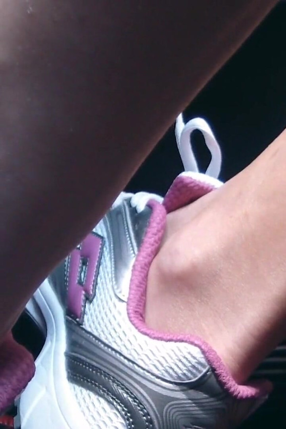 Fast Driving in Lotto Sneakers