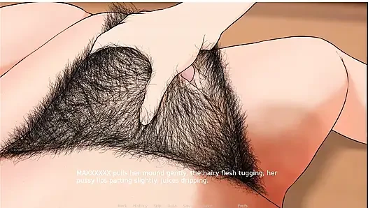 Plowed gameplay ass grabs and hairy pussy squirt