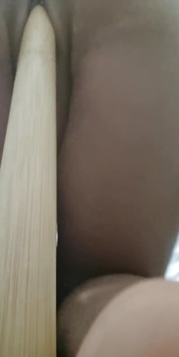Pussy fuck with thick stick