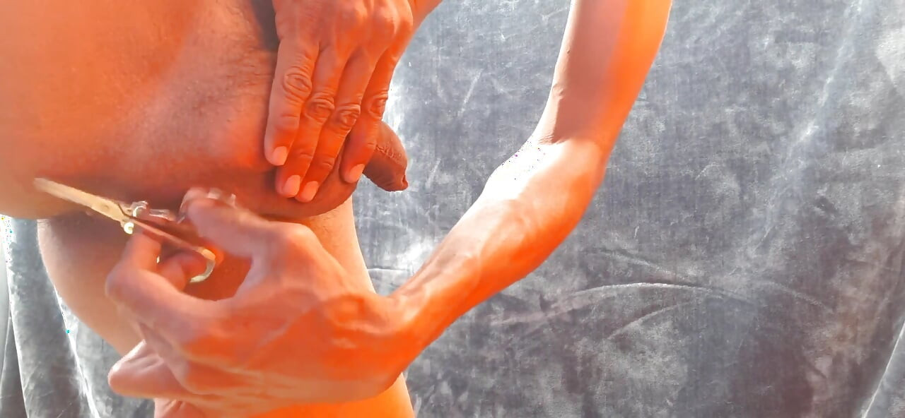 Hair Remove Black Cock Indian Man
