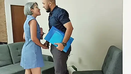 Conducting interviews, and the last one was the best with calvohot70, I couldn't resist. Spanish porn.