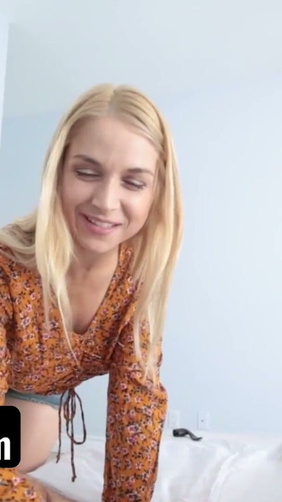 PervMom - Naughty Blonde Milf Accidentally Sends Naked Pics To Lucky Studs Phone | Clip 1