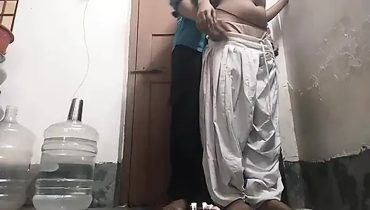 Indian College Student and Teacher