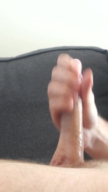 Iconic moment from "Enjoying an Automatic Male Masturbator until cumshot"