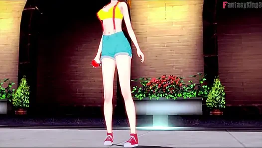 Misty бикини делает минет - Poketmonster