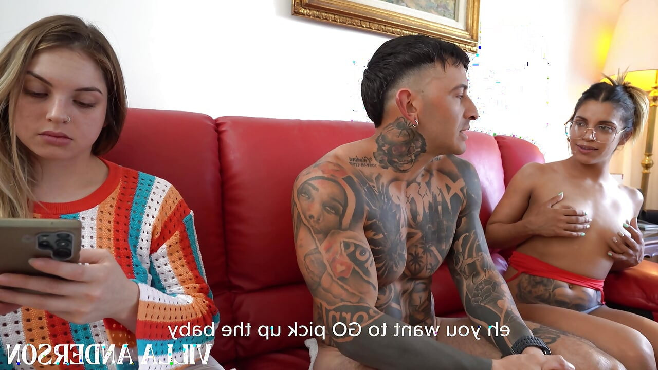 Fucks the Nanny, in front of his Wife