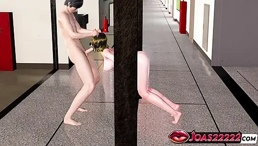 Fianna Big Tits 3D Hentai - Handjob Service, Frenulum Licking, Glory Hole Cumshot