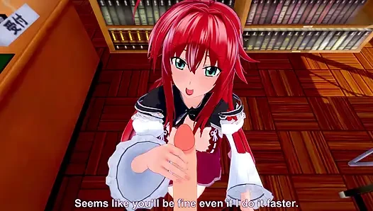 Seks rias gremory di perpustakaan - serial dxd ntr madness