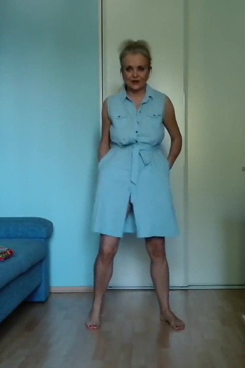 MILF Trying on Different Sexy Clothing