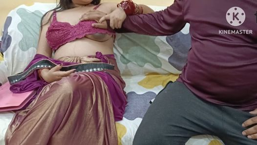 Une belle-mère desi indienne se fait baiser par son fils avec audio hindi