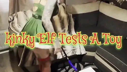 Kinky Elf Tests a Toy