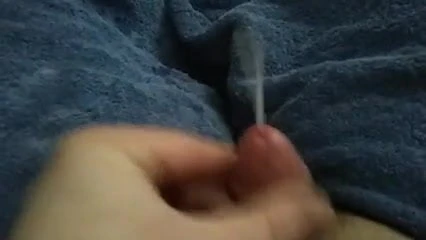 fat boy makes small penis cum quickly