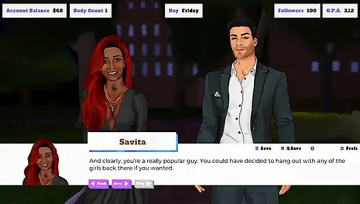 College craze: Indian desi girl flirts with guys ep.13