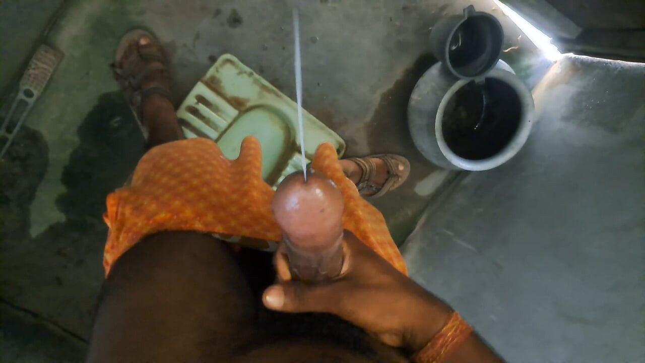 Indian Guy - young boy masterbation in bathroom