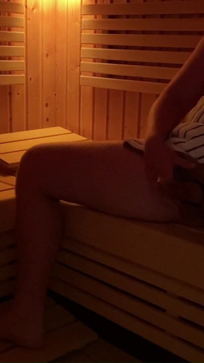 Jaw-dropping moment from "Public Exhibitionist in sauna with cock ring and urethral stimulation, public dick flash"