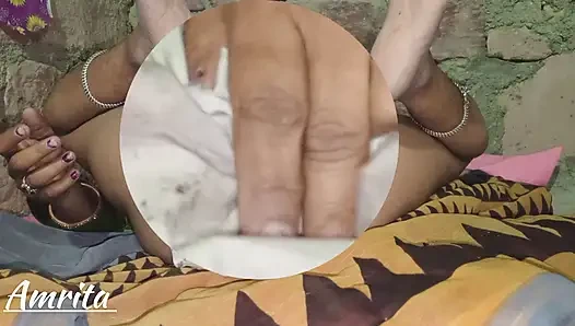 Jija saali Beautiful hot girl Amrita first time sex with StepSister with Hindi Audio Indian sex