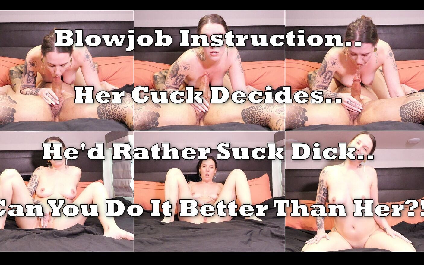 So You Think You Can Suck My Dick Better Than Her?